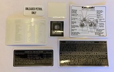Kawasaki ZX7R 1996 - 2003 P1 - P6 - Conjunto de adesivos de etiqueta de segurança, usado comprar usado  Enviando para Brazil