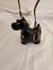 Bolsa Timmy Woods Scotty Dog dois tons preta branca alça longa PVC Minaudiere rara comprar usado  Enviando para Brazil