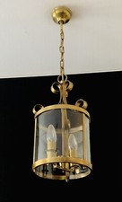 Farol Lámpara / Suspensión Luis XV Cilíndrico 2lum Mauduit Biard Francia 80’ comprar usado  Enviando para Brazil