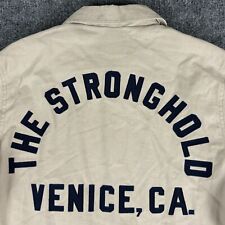 Chaqueta THE STRONGHOLD Talla Pequeña Botón Frontal Mecánico Motociclista segunda mano  Embacar hacia Mexico
