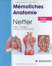 Memofiches anatomie netter d'occasion Memofiches anatomie netter d'occasion  France