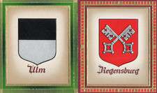 16/1014 OBRAZ KOLEKCJONERSKI HERB ULM REGENSBURG na sprzedaż  Wysyłka do Poland