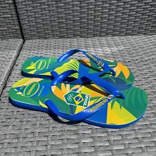 Chinelo Havaianas Seleção Olímpica Brasil Floral Azul Verde Feminino Tamanho 13 comprar usado  Enviando para Brazil