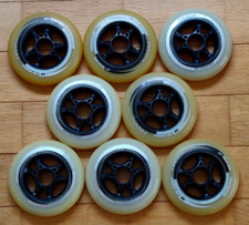👍8 x Inline Skate Rollen POWERSLIDE INFINITY 100 mm 85A SPEED Wheels Top! comprar usado  Enviando para Brazil
