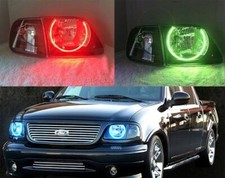 Anel de halo RGB para Ford F150 F-150 97-03 farol Bluetooth flash DRL olho de anjo comprar usado  Enviando para Brazil