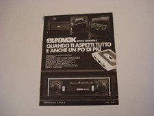 Advertising pubblicità 1976 usato  Salerno