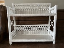 Suporte de parede vintage casa de campo fazenda vime rattan 2 camadas prateleira 17,75x16,75 comprar usado Suporte de parede vintage casa de campo fazenda vime rattan 2 camadas prateleira 17,75x16,75 comprar usado  Enviando para Brazil