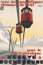 Affiche poster megeve d'occasion  Soorts-Hossegor