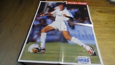 Poster football zidane d'occasion  Condé-sur-l'Escaut