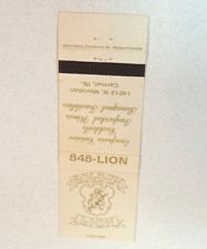 Matchbook Leão de Ouro Cozinha Europeia Coquetéis Vinhos Importados Carmelo Indiana comprar usado  Enviando para Brazil