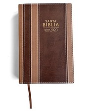 Biblia RVR 2020 Letra Grande Marrón Tiras Símil Piel comprar usado  Enviando para Brazil