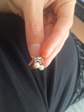 Bague jaune carats. d'occasion  Artenay