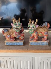 Pair foo dogs for sale  THORNTON-CLEVELEYS