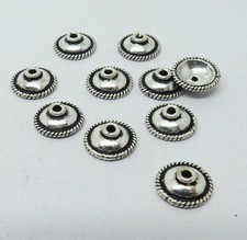 Tampas de prata esterlina 925 fio torcido 9 mm redondo bali contas tampa 10 peças comprar usado  Enviando para Brazil