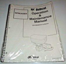 Bobcat spreader operation for sale  Elizabeth