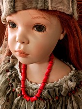  Boneca Zawieruszynski 2006 Vinil 32" Sentada "Cecylia". Perfeito estado. , usado comprar usado  Enviando para Brazil