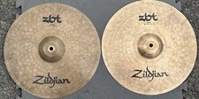 Conjunto de pratos Zildjian ZBT 14" Hi-Hat par III, usado comprar usado  Enviando para Brazil