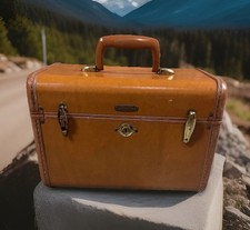 Usado, Mala de Bagagem Vintage Samsonite Shwayder Bros INC Estojo de Trem Estilo Marrom 4932 comprar usado  Enviando para Brazil