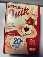 Strawberry quik tin for sale  Sparks