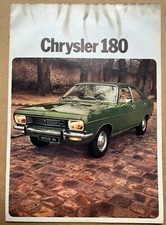 Chrysler 180 catalogue d'occasion  Sauxillanges