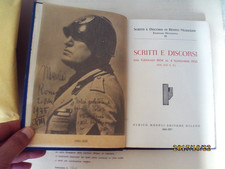 Scritti discorsi mussolini usato  Catania