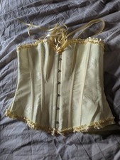 Yellow corset top for sale  WORTHING