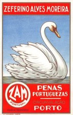 Usado, CARTÃO POSTAL PUBLICITÁRIO ZEFERINO ALVES MOREIRA CANETAS TINTEIRO GANSO PORTUGAL comprar usado  Enviando para Brazil