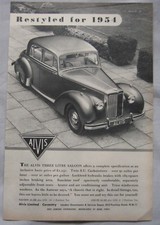 1954 alvis three for sale  DARWEN
