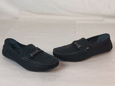 Mocassins masculinos casuais de couro preto com detalhe de metal Calvin Klein comprar usado  Enviando para Brazil