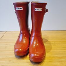 Hunter wellies orange for sale  CHELTENHAM