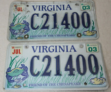 2003 virginia license for sale  Poolesville