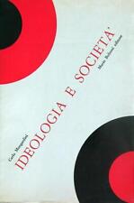 Ideologia societa mongardini usato  Italia
