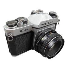 Câmera de Filme 35mm Vintage Pentax K1000 Asahi Japão SMC 50mm f/2 Lente Manual Livro comprar usado  Enviando para Brazil