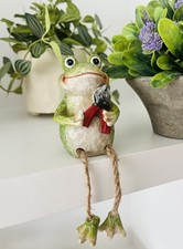 Prateleira Sitter Sapo com Pernas de Corda - Tema Paisagismo Jardim - Jardim de Fadas comprar usado  Enviando para Brazil