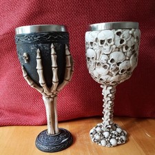 Goblets gothic skeleton for sale  WOLVERHAMPTON