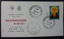 Fdc annullo esp. usato  Italia