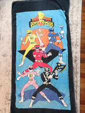 Usado, Vintage Mighty Morphin Power Rangers Beach Pool Bath Towel Jay Franco Black comprar usado  Enviando para Brazil