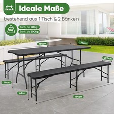 180cm bierzeltgarnitur tisch gebraucht kaufen  Leipzig