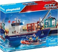 Playmobil 70769 frachtschiff gebraucht kaufen  Borken