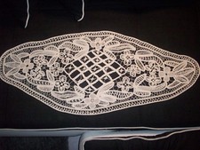 Tischdecke nadelspitze point gebraucht kaufen  Langenlonsheim