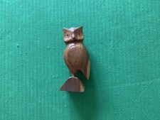 Wooden carved owl for sale  OAKHAM