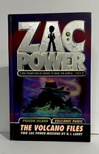 ZAC POWER-POISON ISLAND-VOLCANIC PANIC BY H.I LARRY-HARDBACK GOOD CONDITION BX 3, usado comprar usado  Enviando para Brazil