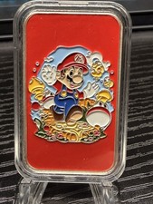 Raro 1 oz. Barra esmaltada prata fina .999 - Mario - Nintendo Super Mario Bro Art comprar usado Raro 1 oz. Barra esmaltada prata fina .999 - Mario - Nintendo Super Mario Bro Art comprar usado  Enviando para Brazil