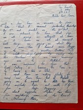 Ww2 letter 557710 for sale  BELFAST