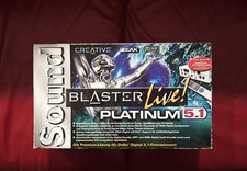 🔴Creative Sound Blaster Live! Platinum 5.1 [Working][Box] comprar usado  Enviando para Brazil