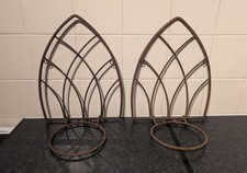 Pair rustic metal for sale  MELKSHAM
