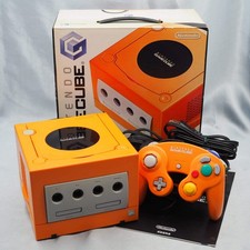 Sistema de consola Nintendo GameCube naranja DOL-001 NTSC-J en caja probado funcionando GC segunda mano  Embacar hacia Mexico