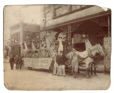 Usado, 1900s Stage Theatre Hands Parade Cart Labor Union - Canton OH comprar usado  Enviando para Brazil