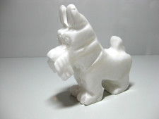 White alabaster scottie for sale  NOTTINGHAM