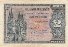 spain 2 pesetas d'occasion  Mussy-sur-Seine